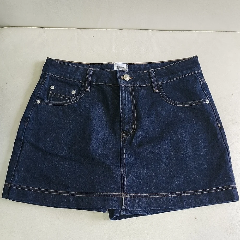 Women’s Dark Blue Denim Jean Shorts - Classic Casual by - Picture 1 of 12